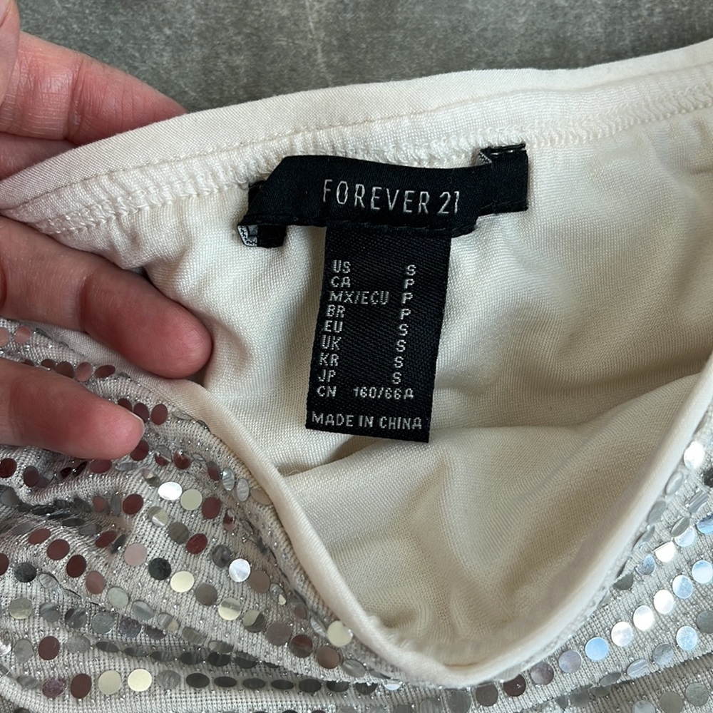 Forever 21 Sequin Wrap Mini Skirt - Picture 4 of 4